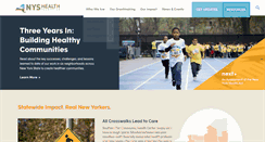 Desktop Screenshot of nyshealthfoundation.org